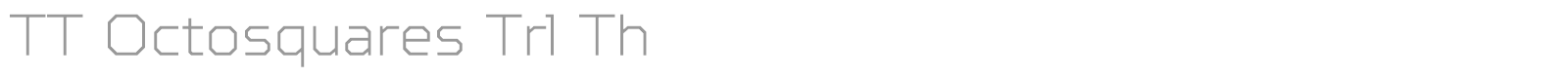 TT Octosquares font preview